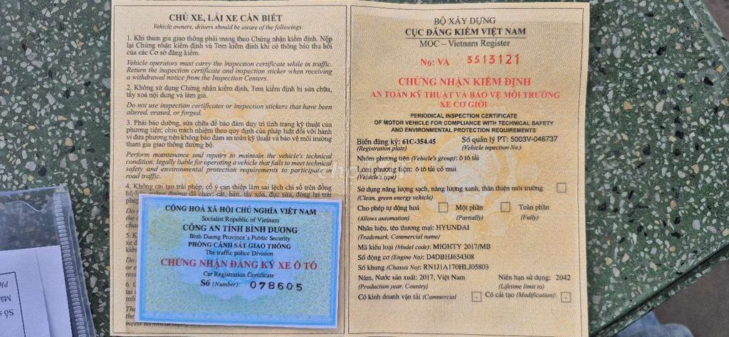 Hyundai mighty2017 7t6. Mua bán Xe tải, xe ben tại Thành phố Biên Hòa Đồng Nai được đăng bởi trần quang sử  hình 6