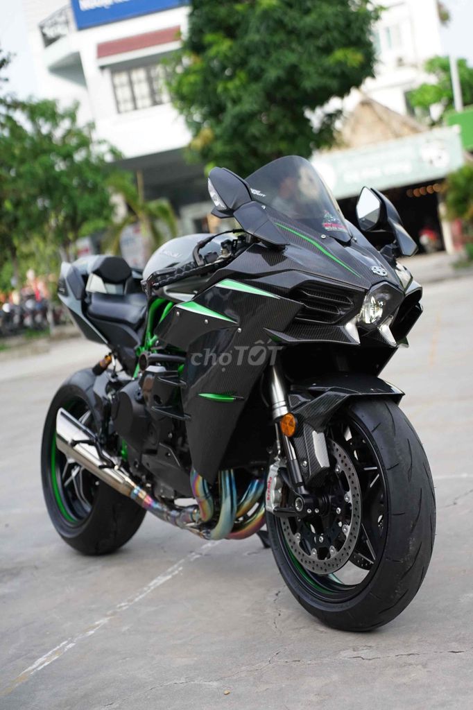 -😂NINJA H2 CRABON 2023 SIÊU KENG, ODO CHỈ 1K