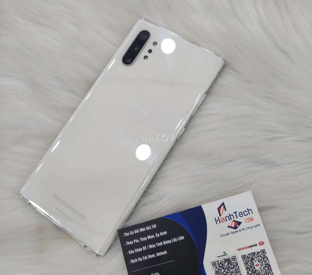 Samsung Note 10 Plus 256GB Trắng 98-99%. Mua bán Điện thoại tại Quận 3 Tp Hồ Chí Minh được đăng bởi Hạnh Tech hình 1