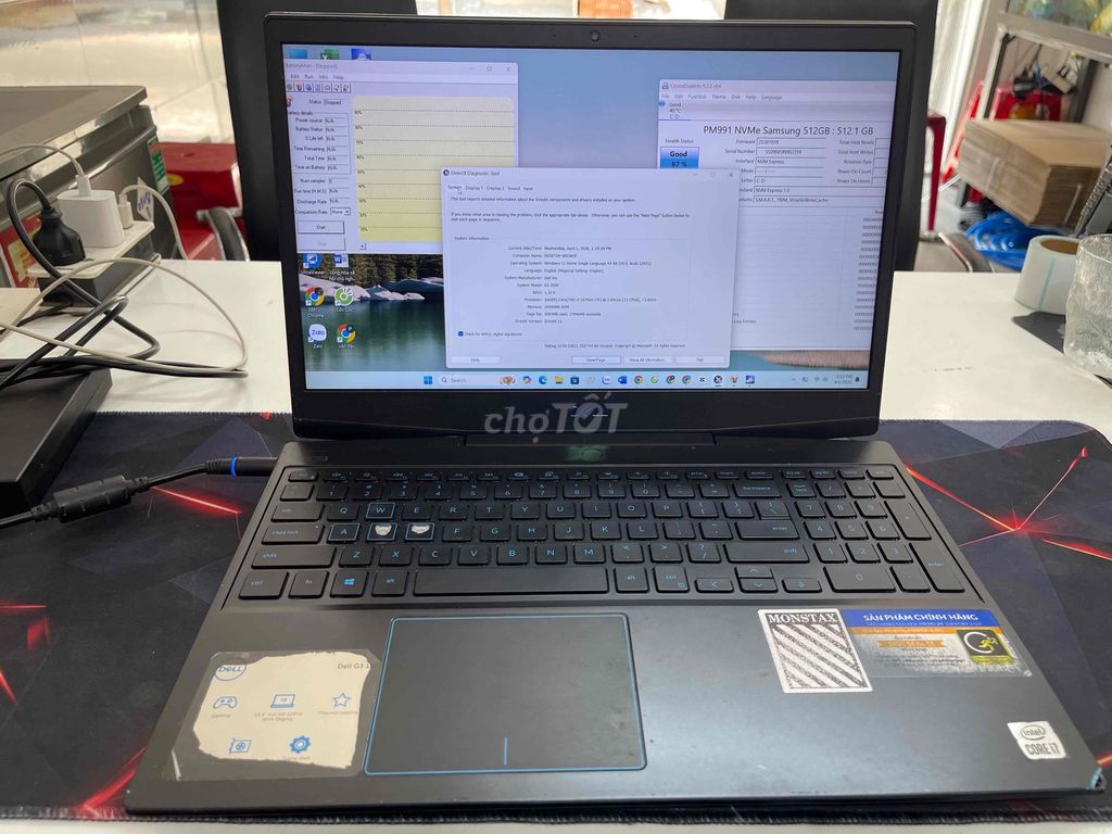 Dell G3 3500 i7-10/20GB/512GB Gtx 1650Ti. Mua bán Laptop tại Quận Gò Vấp Tp Hồ Chí Minh được đăng bởi Chí Hướng Group  hình 1