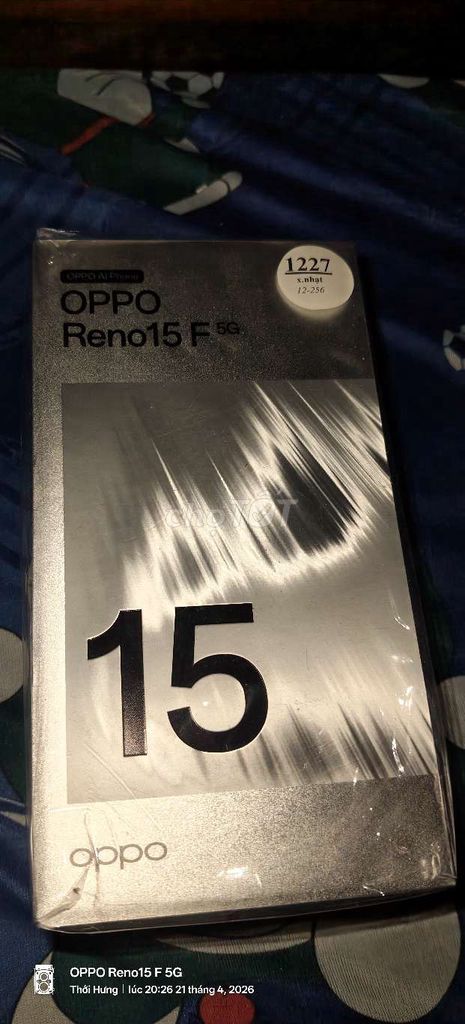 Oppo Reno 15F 5G Đã sử dụng. Mua bán Điện thoại tại Huyện Cờ Đỏ Cần Thơ được đăng bởi Thắng polymer  hình 1