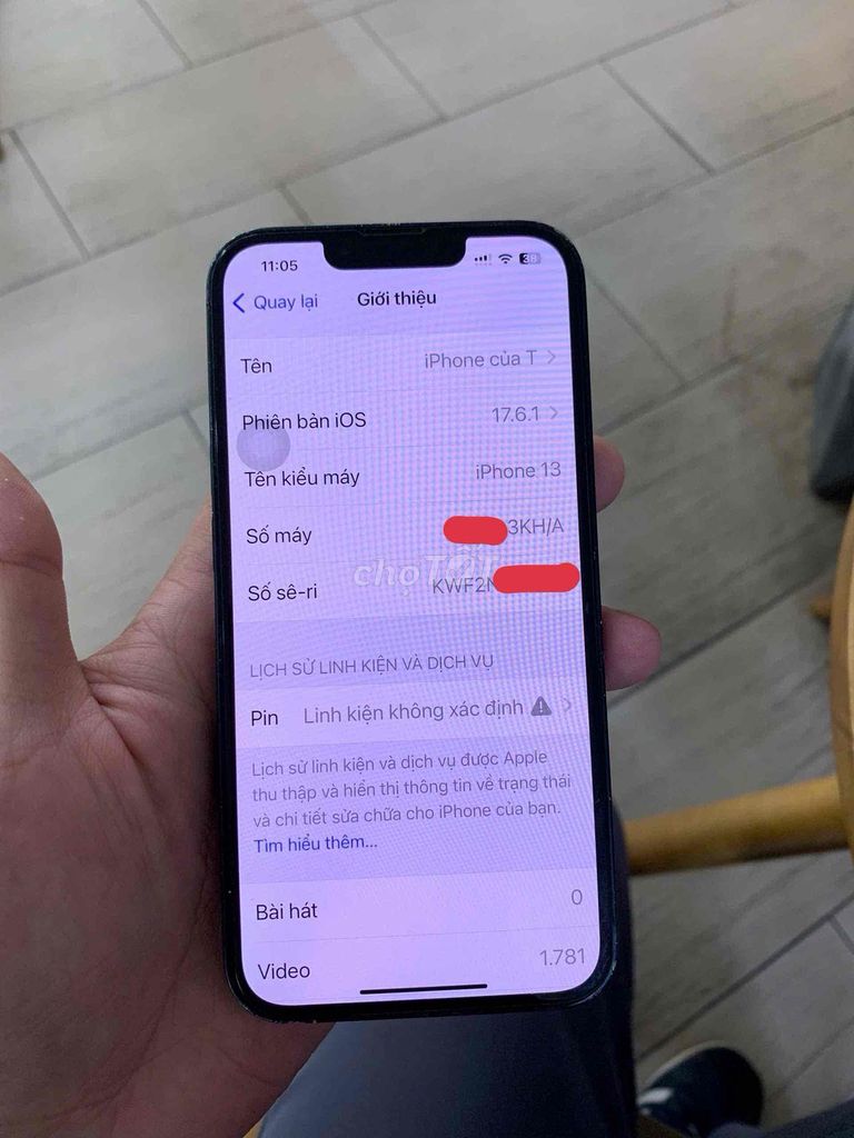 cần bán 13 thường 256gb xanh đen. Mua bán Điện thoại tại Quận 7 Tp Hồ Chí Minh được đăng bởi Phan Tuấn  hình 1