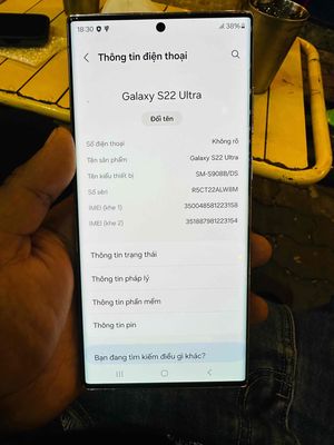 Samsung s22 ultra lỗi 120Hz. Mua bán Điện thoại tại Thành phố Thủ Đức Tp Hồ Chí Minh được đăng bởi Đạt Nguyễn