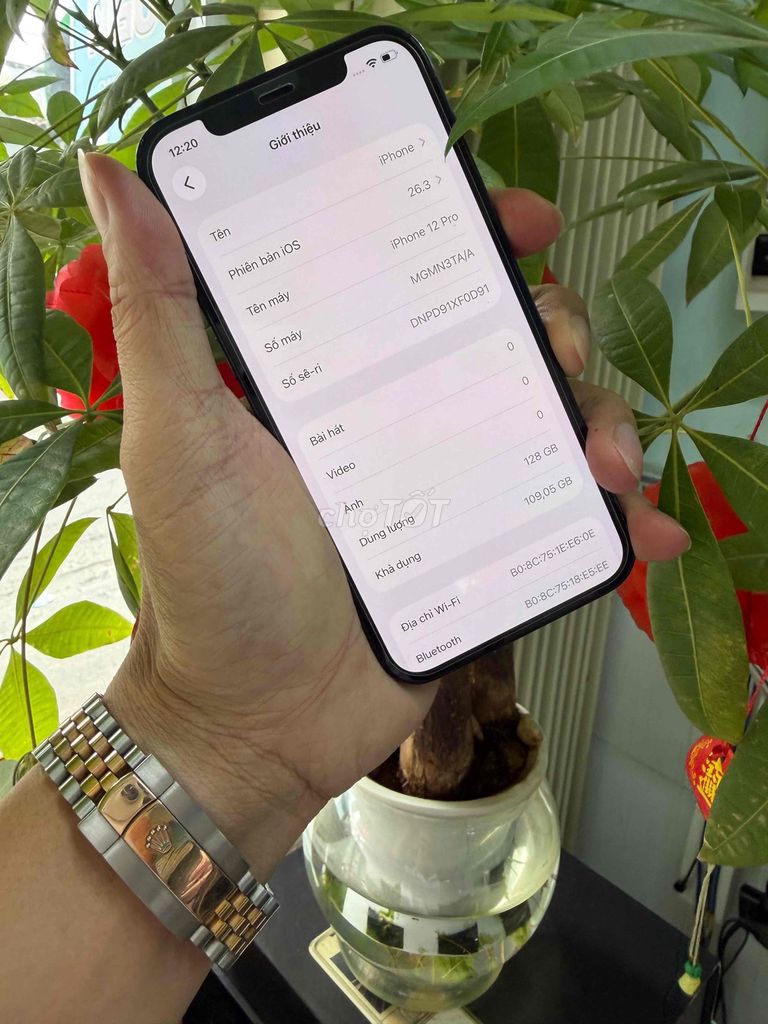 iPhone 12 Pro 128GB Xanh Đã sử dụng. Mua bán Điện thoại tại Thành phố Biên Hòa Đồng Nai được đăng bởi nguyễn út apple hình 1