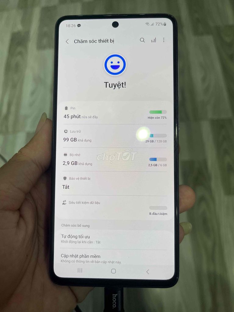 Samsung A51 128GB Trắng. Mua bán Điện thoại tại Thị xã Phú Mỹ Bà Rịa - Vũng Tàu được đăng bởi Toàn hình 1