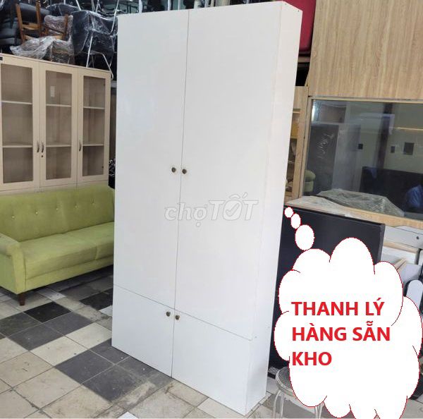 Tủ tài liệu Gỗ MDF 1m2x2m4,tủ hồ sơ văn phòng đẹp. Mua bán Đồ dùng văn phòng tại Quận Bình Thạnh Tp Hồ Chí Minh được đăng bởi Kho Nội thất Cũ Mới Phú Nhàn hình 1
