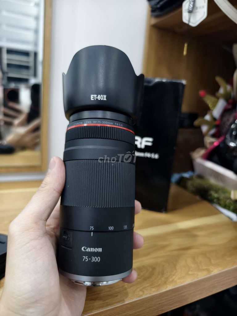 Ống kính Canon RF75-300 Đen Đã sử dụng. Mua bán Máy ảnh, Máy quay tại Huyện An Dương Hải Phòng được đăng bởi QT Store hình 1