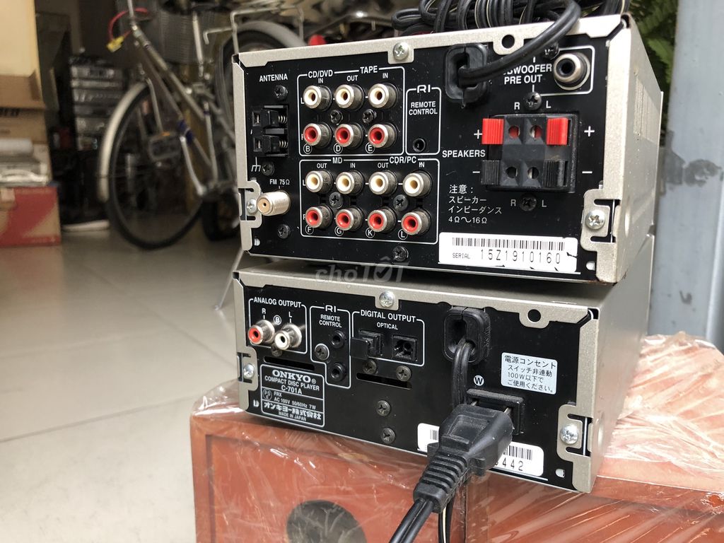 Bộ dàn máy nghe nhạc mini Onkyo a-801/loa d-22