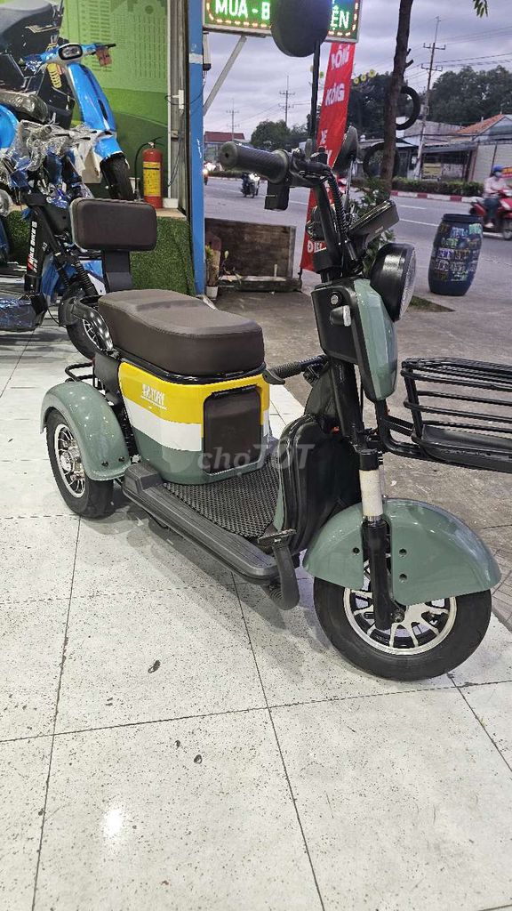 Xe điện ba bánh mới chạy 100km. Mua bán Xe điện tại Thị xã Bến Cát Bình Dương được đăng bởi Hoàng Nam hình 1