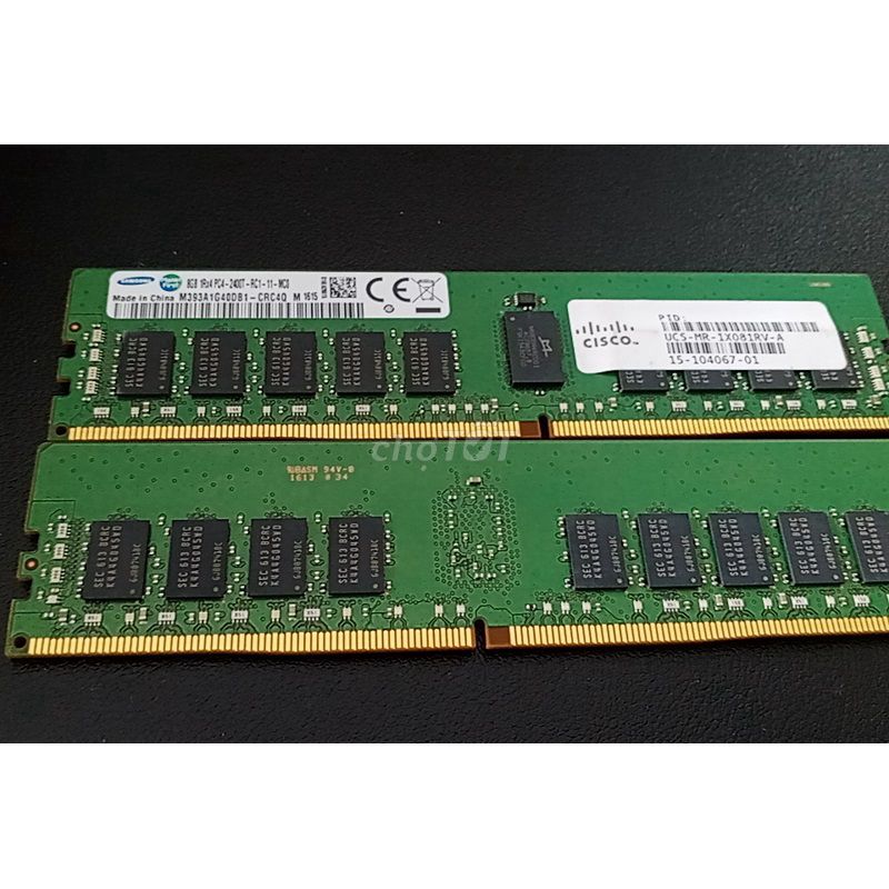 Ram ECC REG DDR4  8GB 16GB 32GB bus 2133 2400 2666