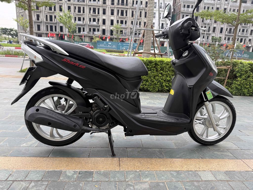 SYM Shark, 50 куб. см, 2025 г., черный, 40,252 км