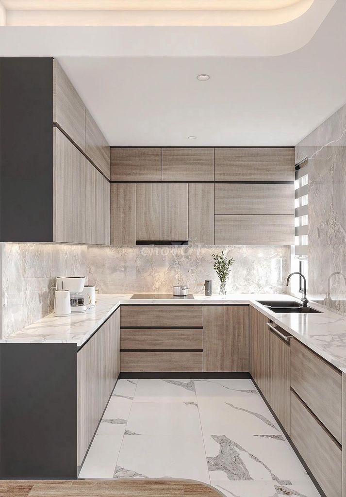 Tủ bếp gỗ công nghiệp chịu ẩm thái lan. Mua bán Tủ, kệ gia đình tại Huyện Thanh Trì Hà Nội được đăng bởi Nội Thất Việt Home hình 1
