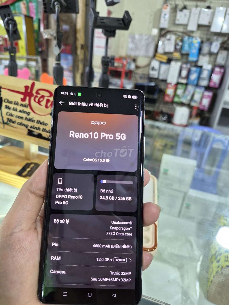 OPPO Reno10 Pro 5G 256GB. Mua bán Điện thoại tại Quận Bình Tân Tp Hồ Chí Minh được đăng bởi hồ thị thu huyền hình 1