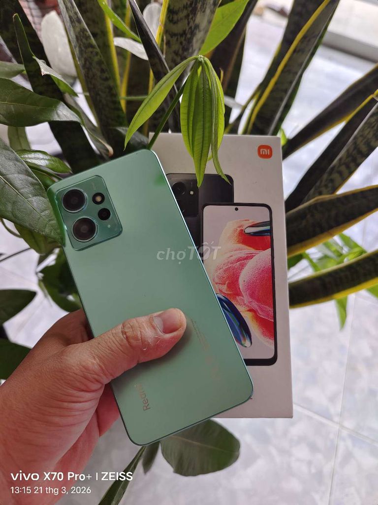 Xiaomi Redmi Note 12 128GB Xanh. Mua bán Điện thoại tại Thành phố Biên Hòa Đồng Nai được đăng bởi  Phát tùng Android hình 1