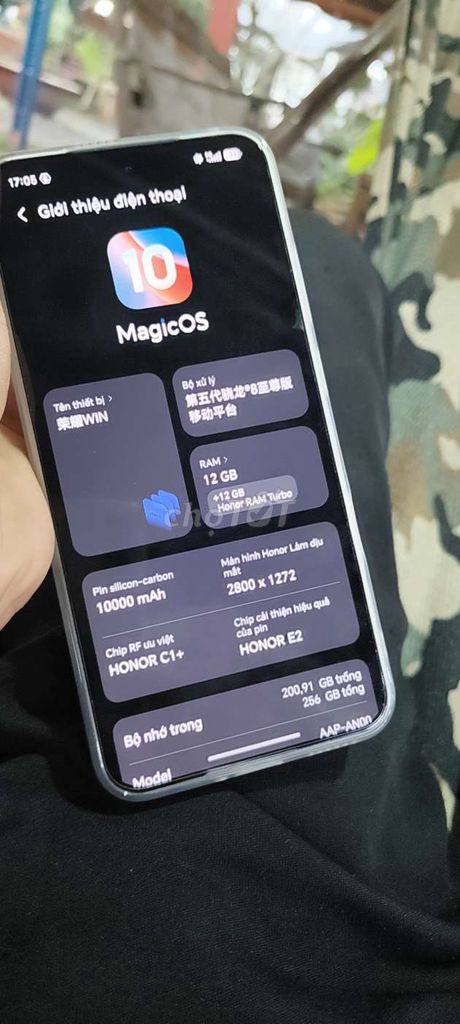 Honor WIN 12GB 256GB Trắng 10000 mAh. Mua bán Điện thoại tại Huyện Củ Chi Tp Hồ Chí Minh được đăng bởi Ng Ngoai hình 1