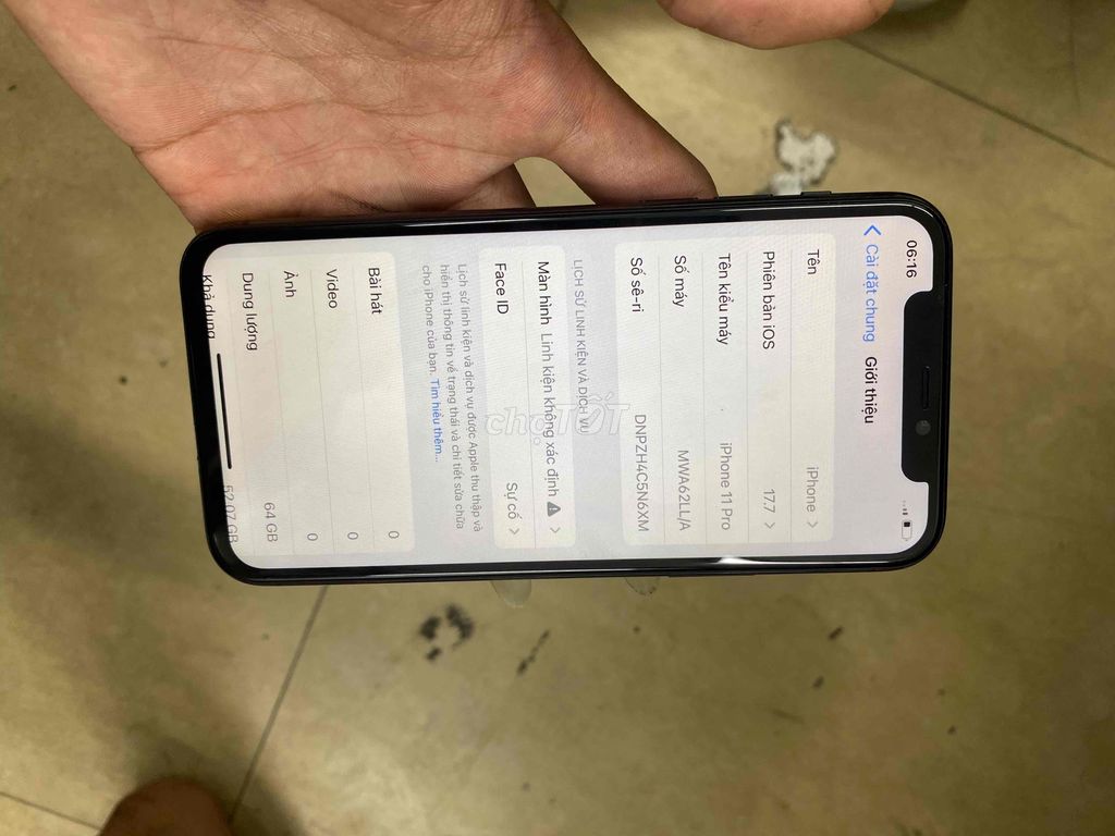 iPhone 11 Pro quốc tế không Face ID