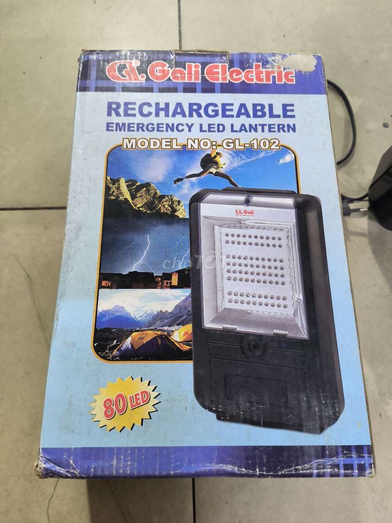 Đèn sạc khẩn cấp Gali Electric GL-102 Đen. Mua bán Đèn tại Quận 12 Tp Hồ Chí Minh được đăng bởi Thắng  hình 1