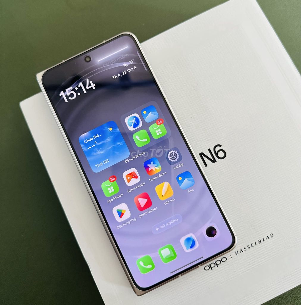 Oppo Find N6 256GB Bạc Như mới. Mua bán Điện thoại tại Quận Thanh Khê Đà Nẵng được đăng bởi Itech ĐN hình 1