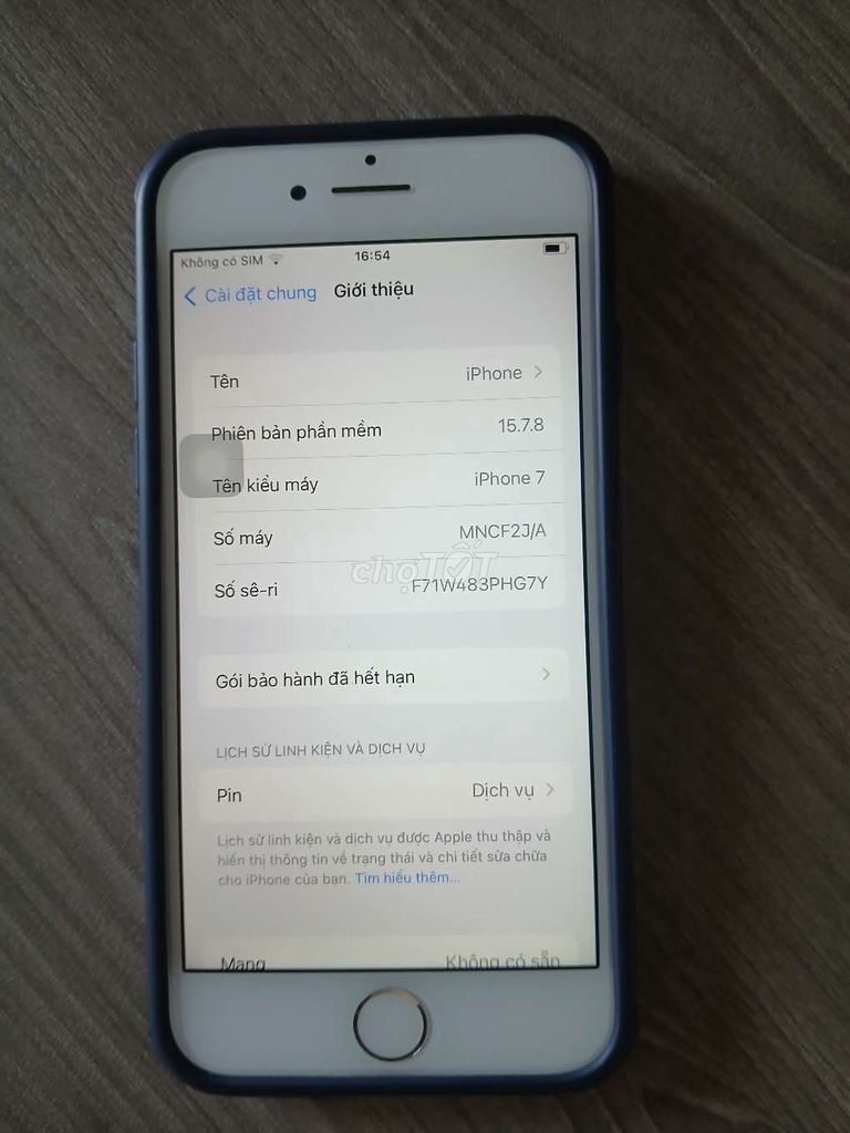 iPhone 7 32GB Trắng. Mua bán Điện thoại tại Huyện Yên Phong Bắc Ninh được đăng bởi nAH hình 1