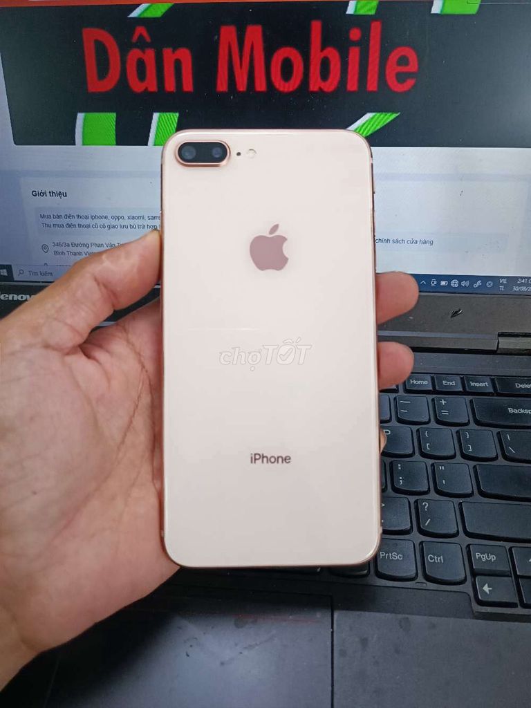 IPHONE 8 PLUS 64GB MÁY QUỐC TẾ FULL VÂN PIN 99%. Mua bán Điện thoại tại Quận Bình Thạnh Tp Hồ Chí Minh được đăng bởi Dân Mobile hình 1