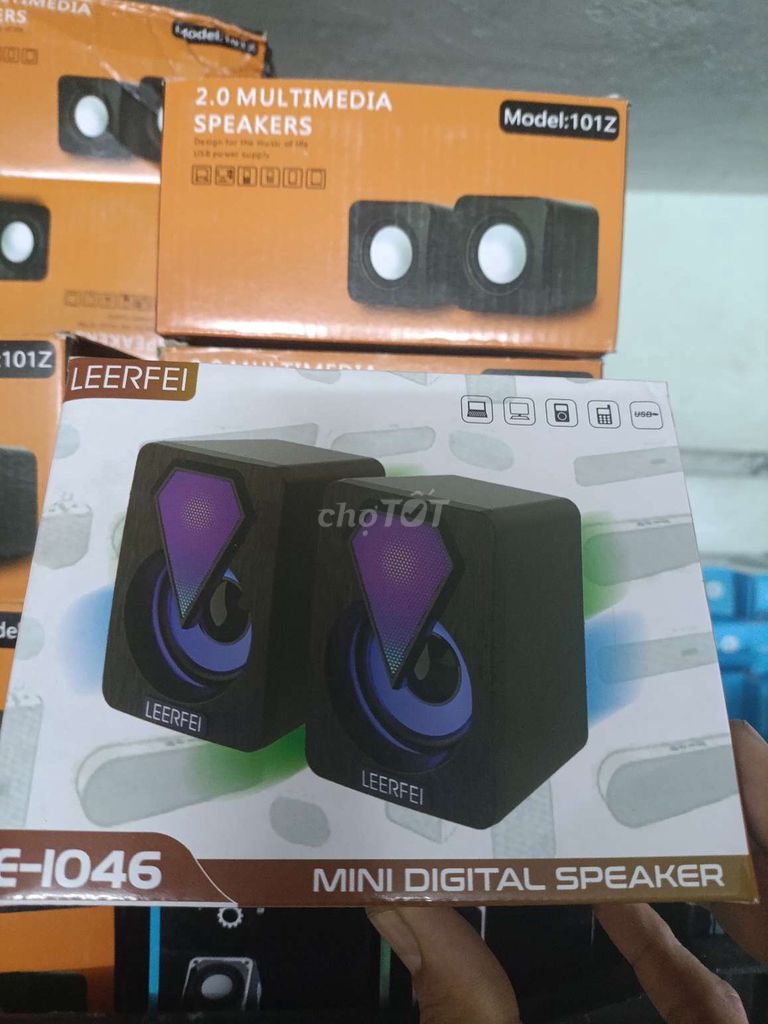 Loa vi tính LEERFEI E-1046 có LED và 101Z rẻ 65k. Mua bán Tivi, Âm thanh tại Thành phố Thủ Đức Tp Hồ Chí Minh được đăng bởi Cũ Giá Rẻ hình 1