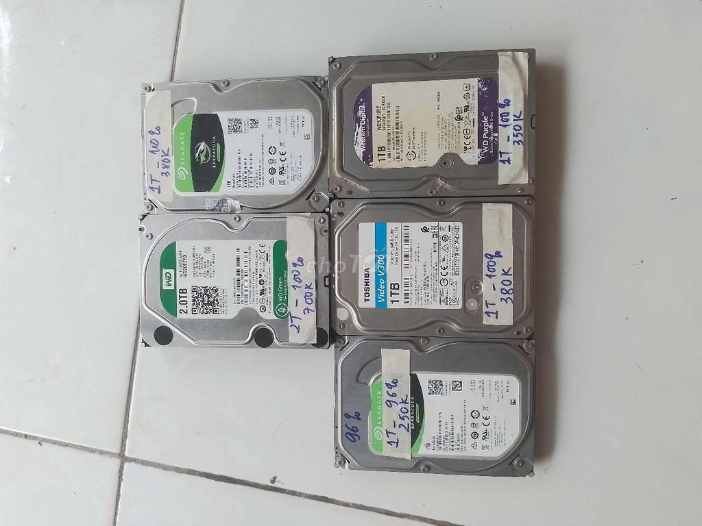 Ổ cứng HDD 1T, 2T. Mua bán Linh kiện (RAM, Card...) tại Huyện Vũng Liêm Vĩnh Long được đăng bởi nguyễn thành thi hình 1