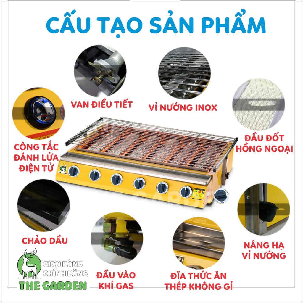 Máy nướng thịt Gas Inox Vàng Gia đình. Mua bán Bếp, lò, đồ điện nhà bếp tại Huyện Trà Cú Trà Vinh được đăng bởi Đồ Gỗ Giá Rẻ hình 1
