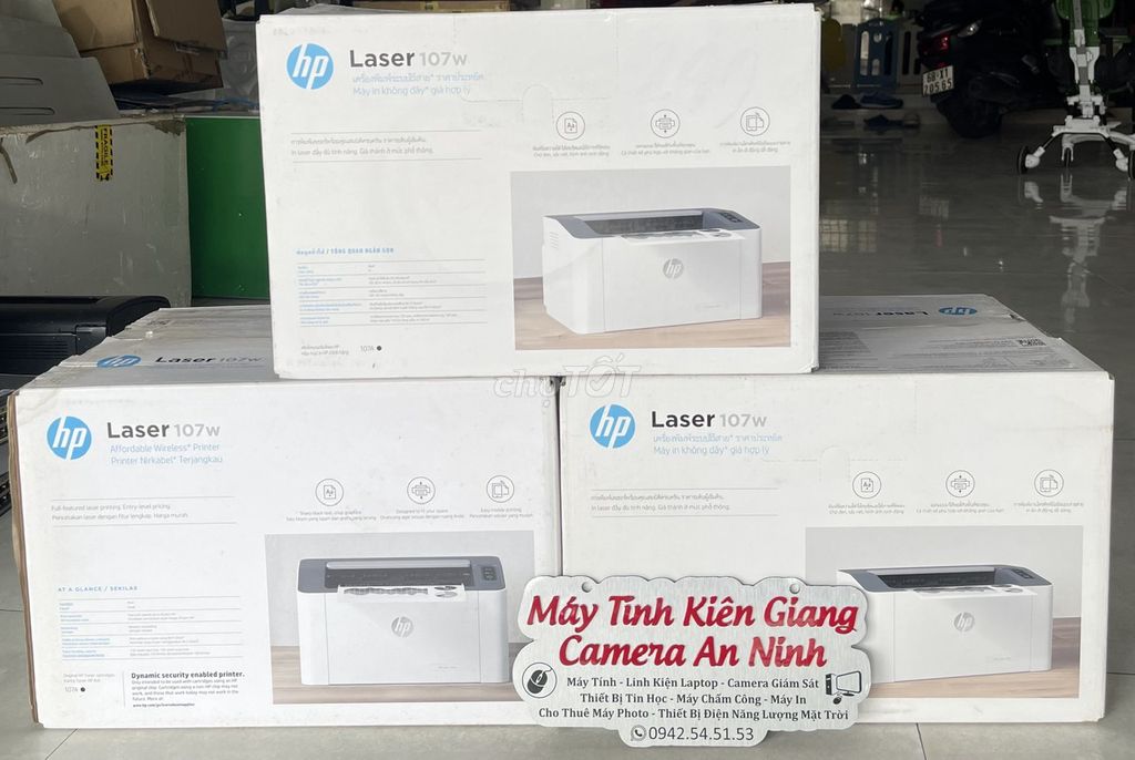 MÁY IN HP 107w Wifi New. Mua bán Đồ dùng văn phòng tại Thành phố Rạch Giá Kiên Giang được đăng bởi Máy Tính Kiên Giang hình 1