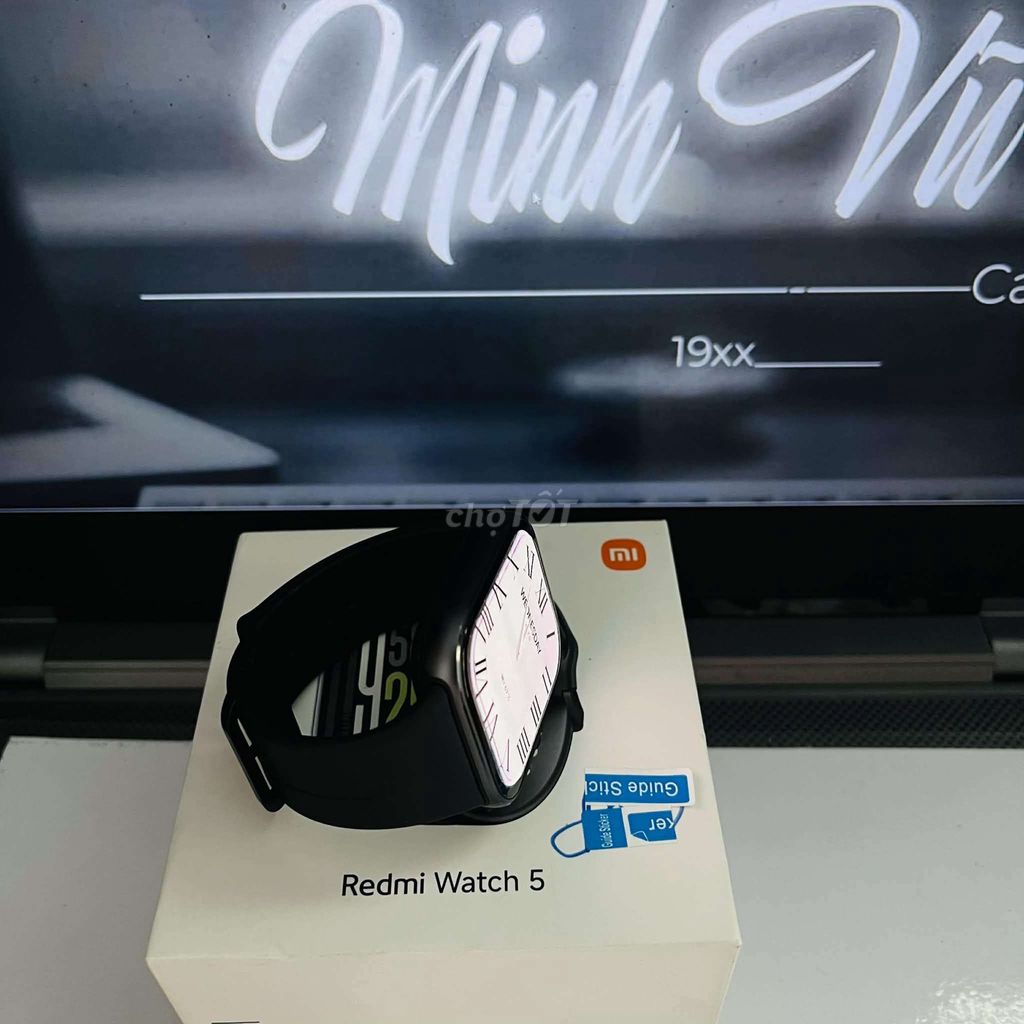 Xiaomi Redmi Watch 5 Đen. Mua bán Thiết bị đeo thông minh tại Quận Gò Vấp Tp Hồ Chí Minh được đăng bởi AnVũ02 hình 1