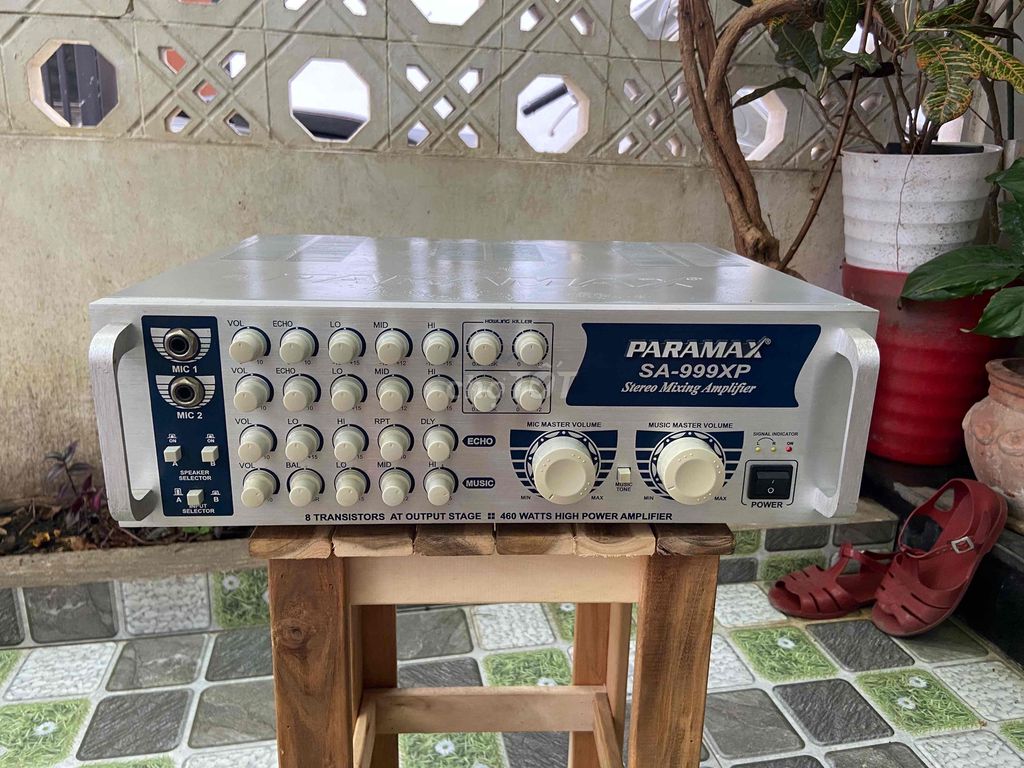 Amply Paramax SA-999XP Bạc 2 cầu loa 💥 Mới Cứng ❤️. Mua bán Tivi, Âm thanh tại Quận Thanh Khê Đà Nẵng được đăng bởi Võ Tùng Mua bán Audio  hình 1