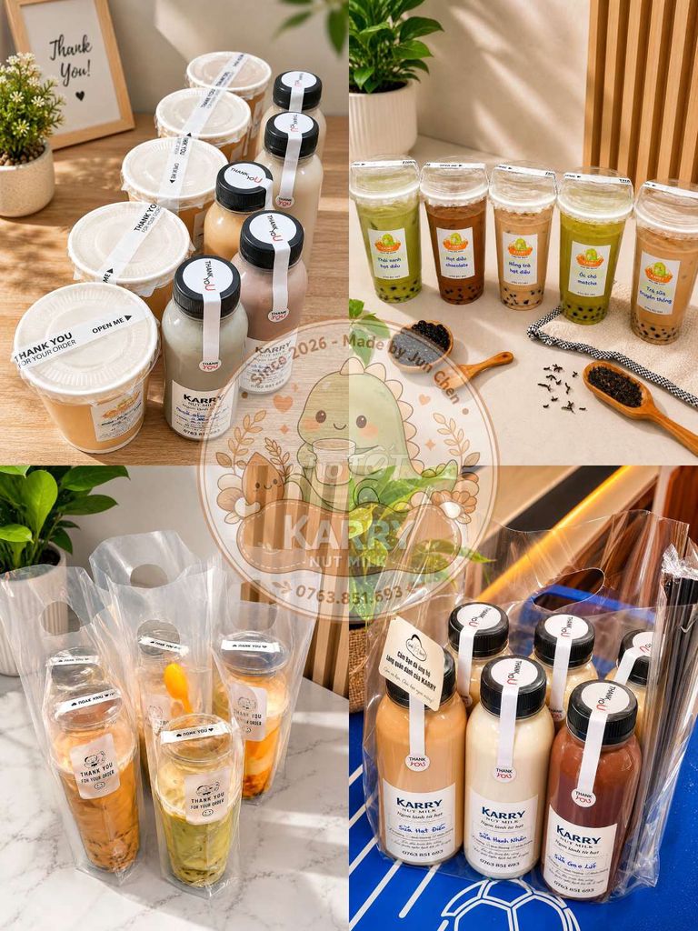 Sữa hạt - Trà Sữa Hạt Karry. Mua bán Đồ ăn, thực phẩm và các loại khác tại Quận 8 Tp Hồ Chí Minh được đăng bởi Junn hình 1