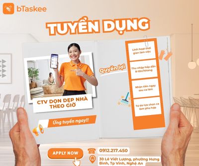 bTaskee - Ứng dụng dọn dẹp nhà