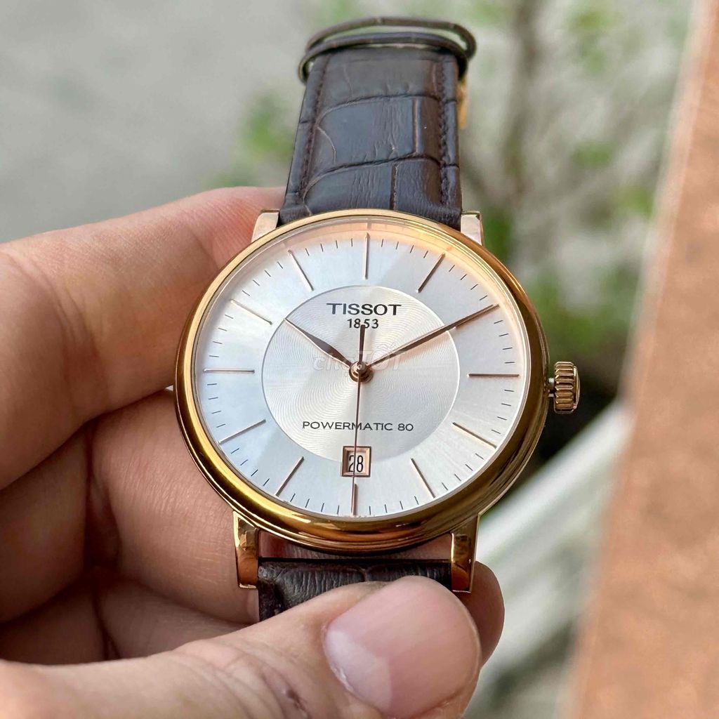 tissot caráon rosé gold