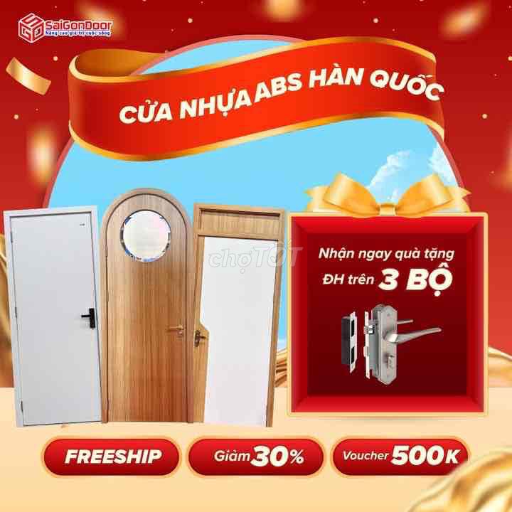 Cửa nhựa ABS SaiGonDoor. Dịch vụ nhà cửa khác tại Quận 12 Tp Hồ Chí Minh được đăng bởi Võ Gia Hân hình 1