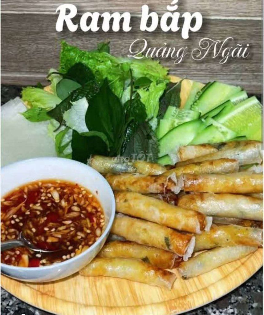 Ram bắp Quảng Ngãi 20 cuốn. Mua bán Đồ ăn, thực phẩm và các loại khác tại Quận Gò Vấp Tp Hồ Chí Minh được đăng bởi Hà nam khang hình 1