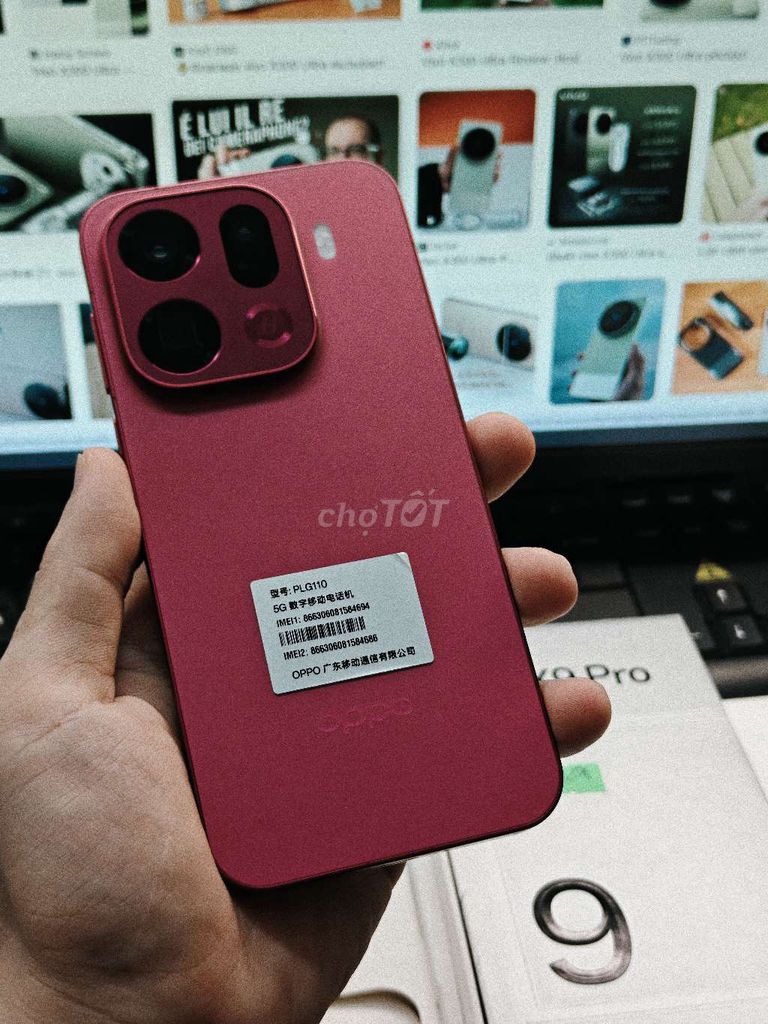 Oppo Find X9 Pro 12GB/256GB Đỏ. Mua bán Điện thoại tại Quận Hà Đông Hà Nội được đăng bởi Tài hình 1