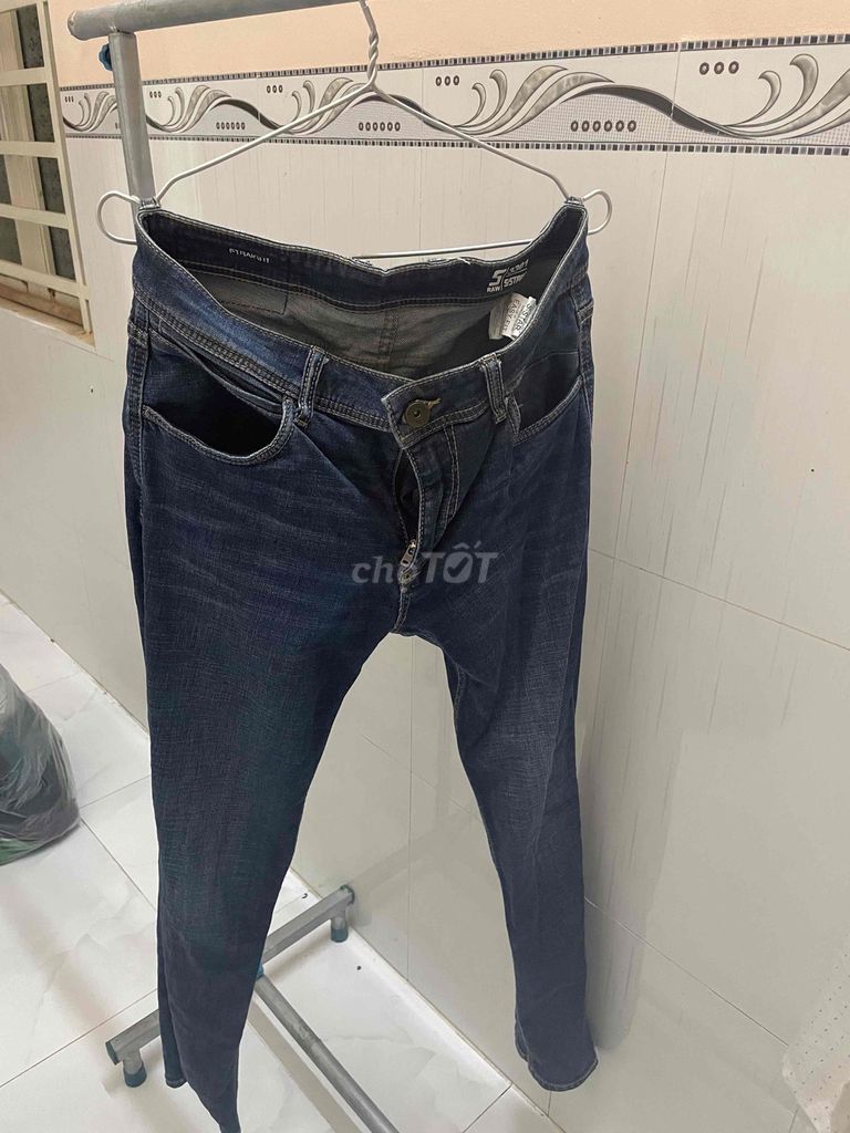 Quần jean nam xanh đậm size 31. Mua bán Quần áo tại Huyện Hòa Thành Tây Ninh được đăng bởi Gia Hào Trần hình 1