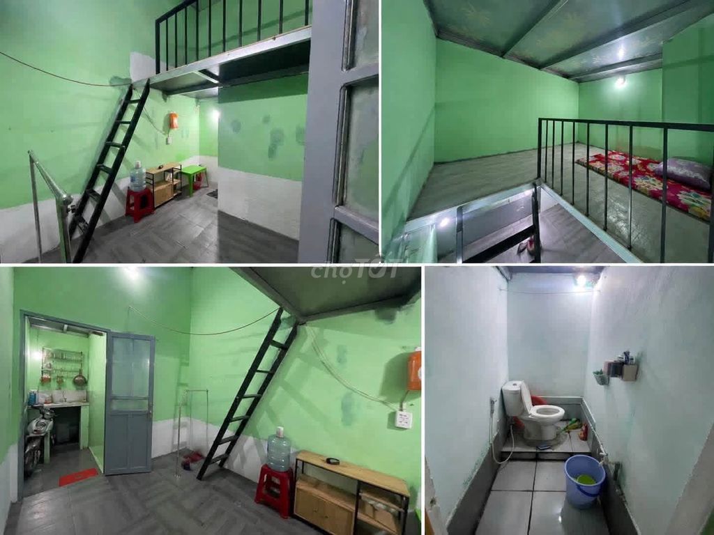 Cho thuê phòng trọ 25m² có gác lửng tại Đà Nẵng