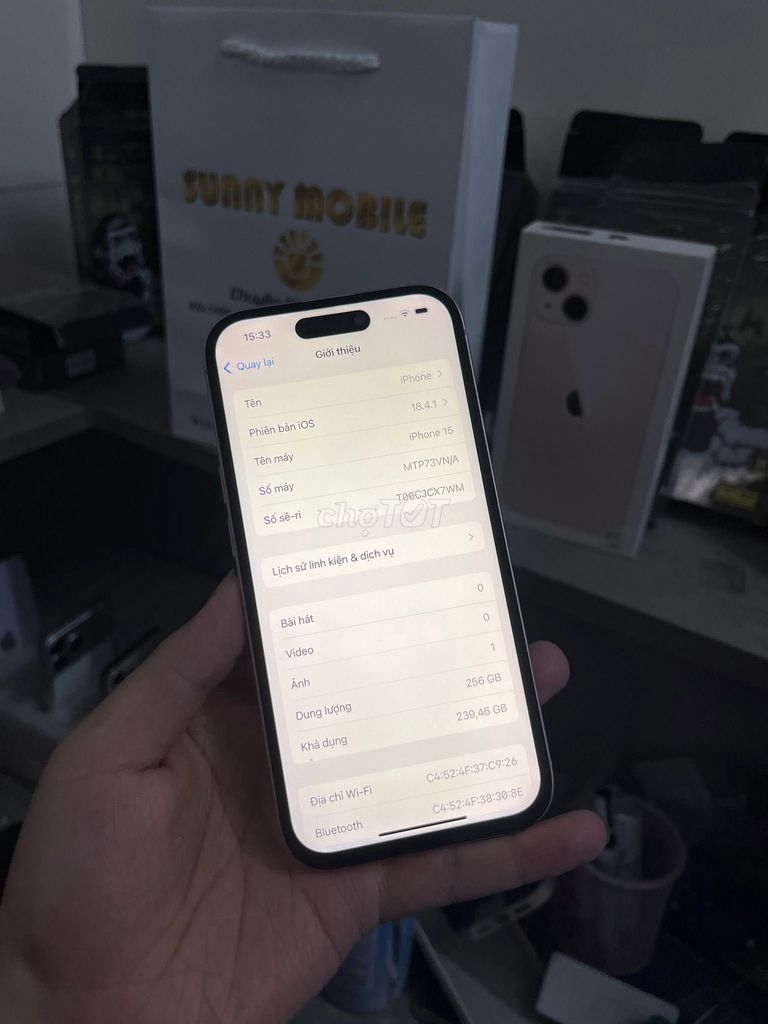 Apple iPhone 15 256GB Hồng Đã sử dụng. Mua bán Điện thoại tại Quận 1 Tp Hồ Chí Minh được đăng bởi Hội Đồ Điện Tử hình 1