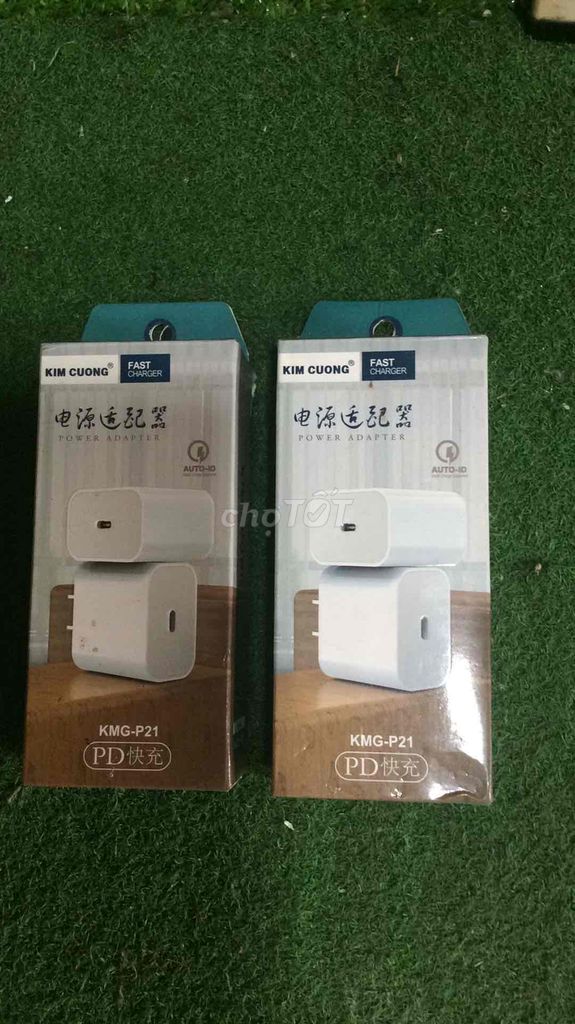 Cốc sạc kim cương 20W type c 2 cái 150k