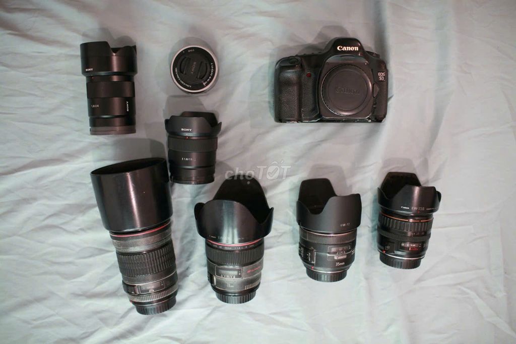 Dọn tủ thanh lý ống kính Canon, Sony các loại. Mua bán Máy ảnh, Máy quay tại undefined Hà Nội được đăng bởi Lê Bùi Hoàng Sơn hình 1