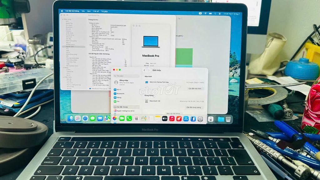 Apple Macbook Pro M1 13 inch 16GB/256GB . Mua bán Laptop tại Huyện Quế Võ Bắc Ninh được đăng bởi Luân hình 1