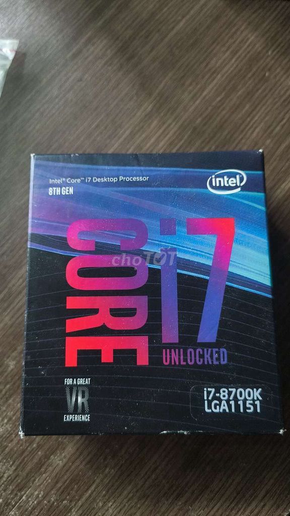 Bộ vi xử lý Intel Core i7-8700K. Mua bán Linh kiện (RAM, Card...) tại Quận 3 Tp Hồ Chí Minh được đăng bởi Tran Phat hình 1