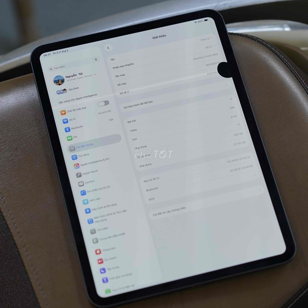 Apple iPad Pro M4 11 inch 256GB wifi zin all. Mua bán Máy tính bảng tại Quận 12 Tp Hồ Chí Minh được đăng bởi Nguyễn Tài hình 1