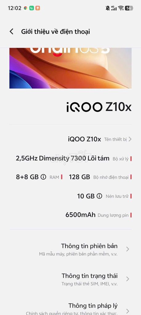 iQOO Z10x 8GB/128GB. Mua bán Điện thoại tại Huyện Hóc Môn Tp Hồ Chí Minh được đăng bởi vũ phi hình 1