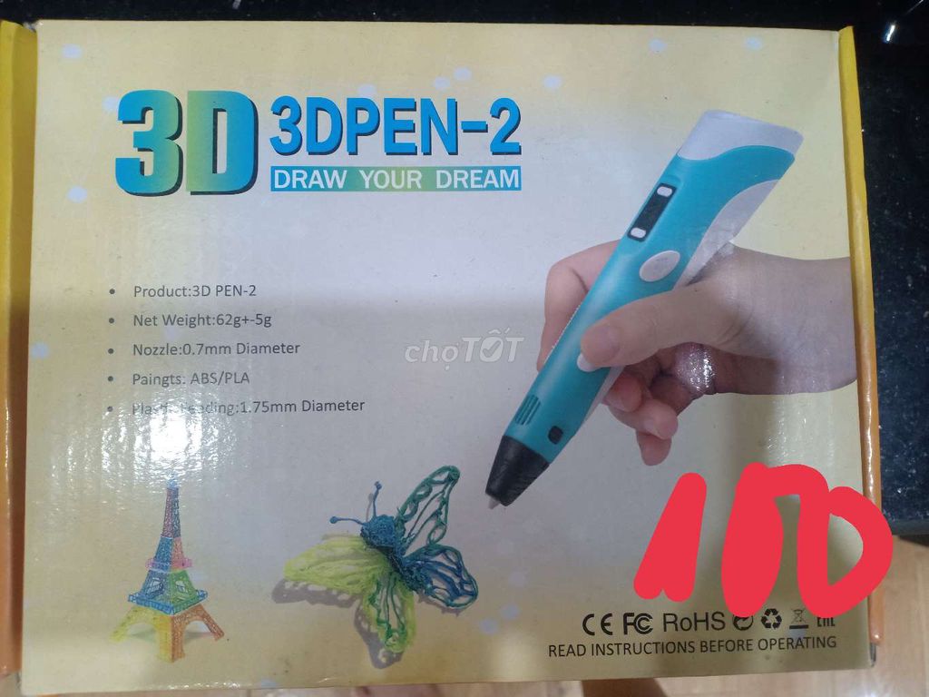 Bút 3D 3DPEN-2 ABS/PLA Nhiều màu. Mua bán Sở thích khác tại Quận Hà Đông Hà Nội được đăng bởi Trần Thị Hoàng Yến  hình 1