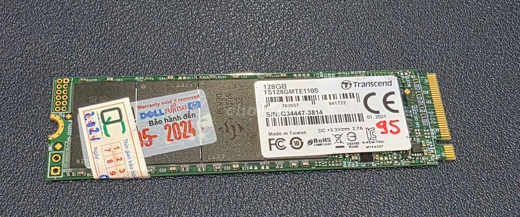 Ổ cứng SSD Transcend 110S 128GB PCIe Gen3x4. Mua bán Linh kiện (RAM, Card...) tại Quận Tân Bình Tp Hồ Chí Minh được đăng bởi ManSa Monitor and More hình 1