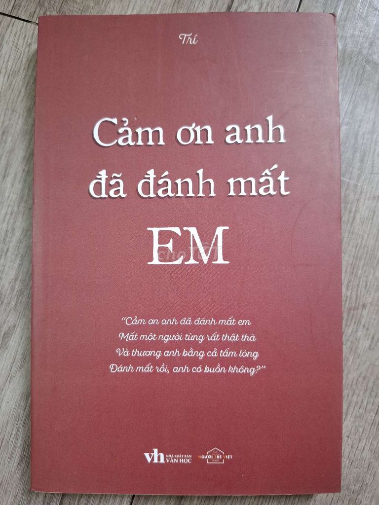 Sách tình cảm "Cảm ơn anh đã đánh mất EM"