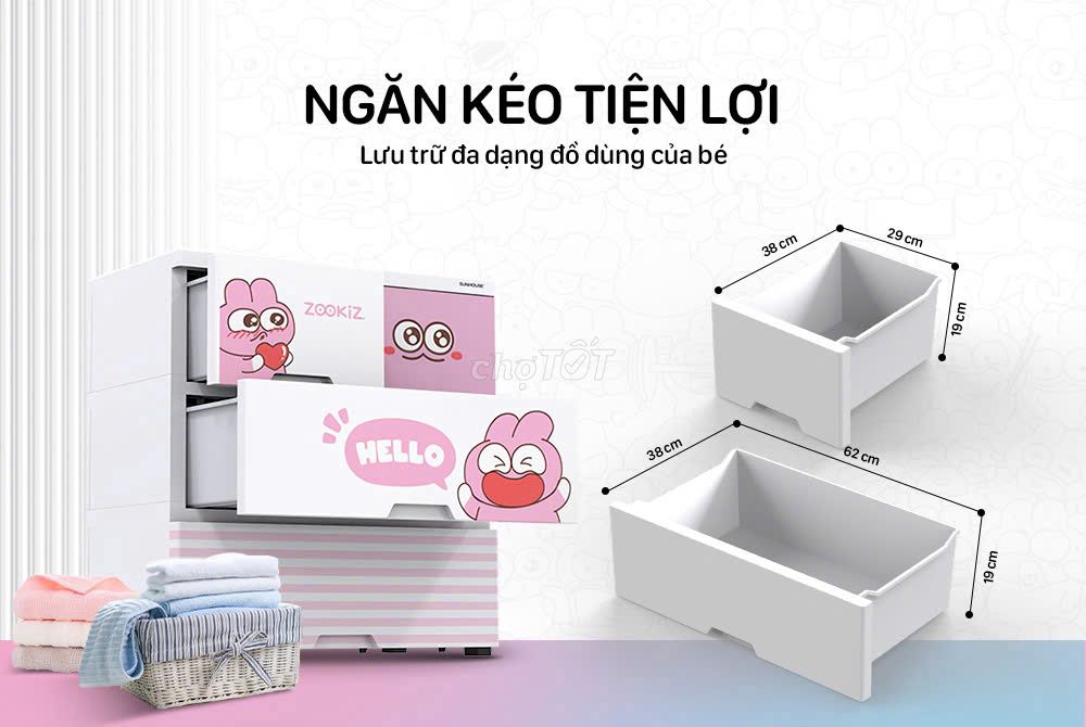 TỦ NHỰA  4 NGĂN HAPPY BABY SUNHOUSE KS-CA688G4. Mua bán Mẹ và bé tại Quận 11 Tp Hồ Chí Minh được đăng bởi GIA PHÁT ĐIỆN MÁY SỈ LẺ hình 3