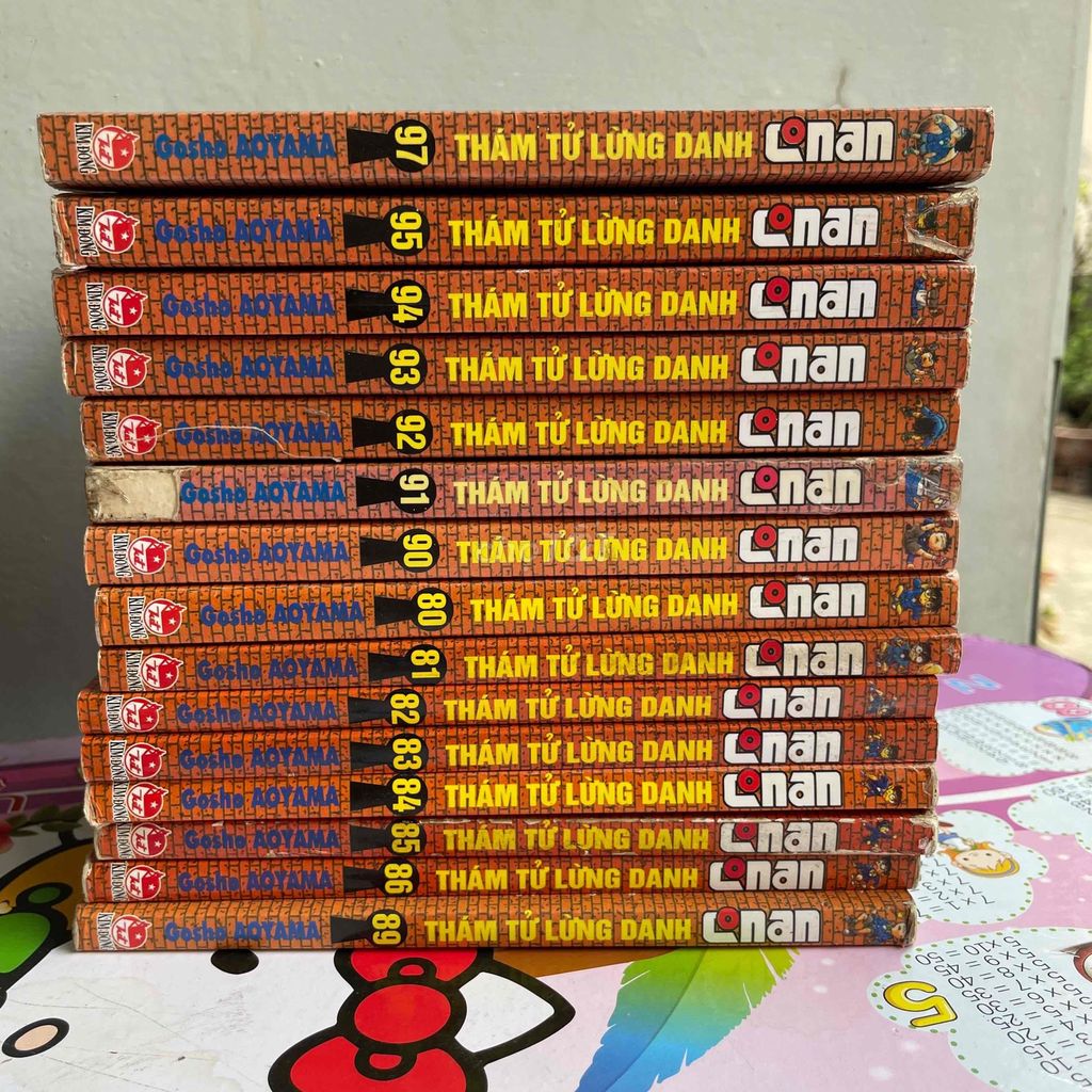 thanh lý 15 tập conan